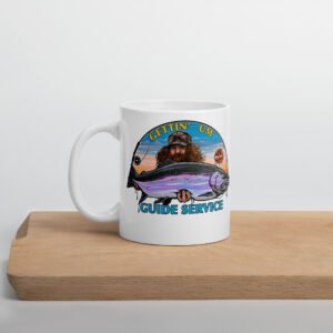 GettinUm White glossy mug